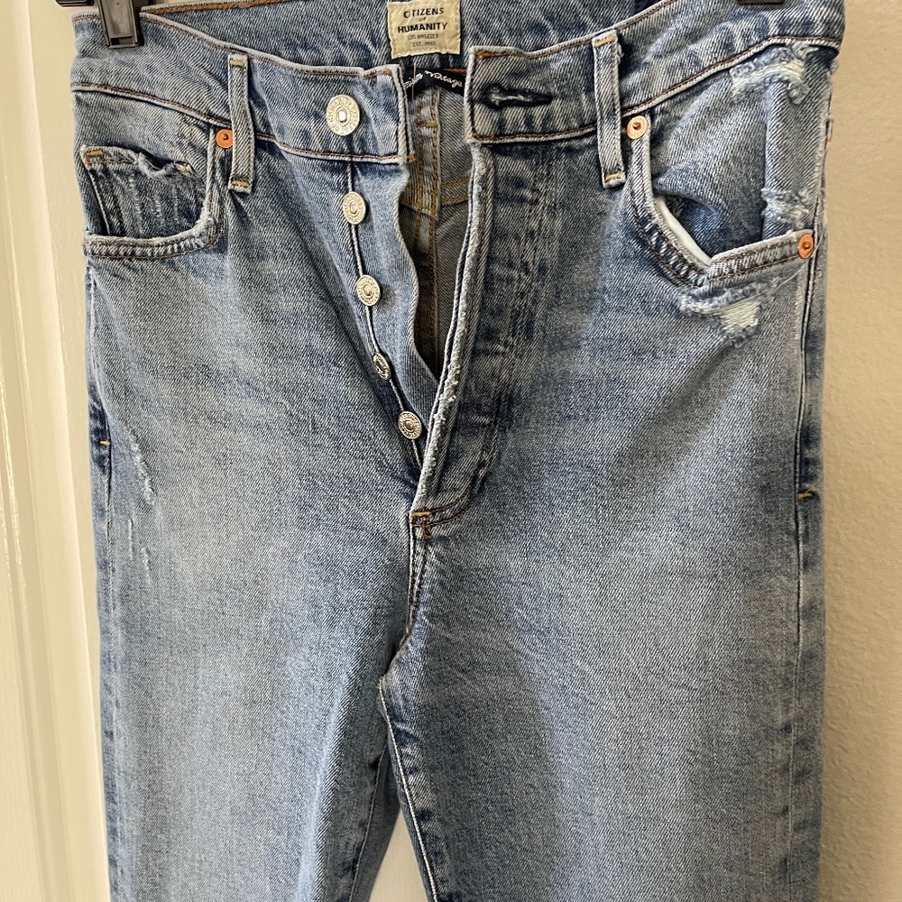 Citizens of Humanity Olivia High Rise Slim Ankle Jeans